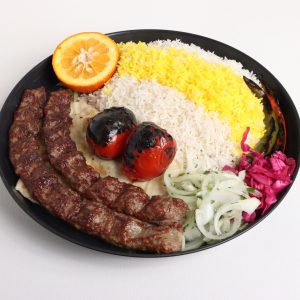 چلو کباب کوبیده
